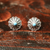 CONCHO ROUND TURQUOISE STUD EARRINGS STYLE - 002