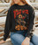 WILD WEST COWBOY LONG SLEEVE SWEATSHIRT - MINERAL BLACK