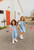 BLUE STAR SMOCKED GIRL JUMPSUIT