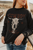 COWBOY TAKE ME AWAY LONG SLEEVE SWEATSHIRT - MINERAL BLACK