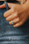 ADJUSTABLE SQUARE TURQUOISE STACKER RING