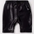 BLACK METALLIC GIRLS BIKE SHORTS