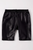 BLACK METALLIC GIRLS BIKE SHORTS