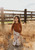 BROWN TOP - HIGHLAND COW BELL BOTTOM PANT SET