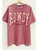 HOWDY HONEY GRAPHIC T-SHIRT - BERRY (OVERSIZED)