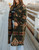 WESTERN AZTEC PRINT COAT - OLIVE