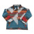 KIDS AZTEC PRINTED SHACKET - BLUE, RUST, RED