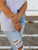Textured Button Down Short Sleeve Pocket Shirt - Lavender