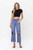 90'S VINTAGE CROP FLARE - INDIGO