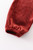 BURGUNDY VELVET RUFFLE GIRL DRESS
