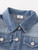 DENIM RUFFLE GIRL VEST