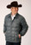 ROPER MEN'S CRUSHABLE PARACHUTE JACKET 1744 SLVR SAGE NYLON DOWN PROOF COATED