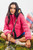 Corduroy Puffer Jacket - Pink