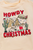 HOWDY CHRISTMAS" IVORY GRAPHIC BABY ONESIE