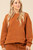 Quilted Double Knit Loungewear Top & Pants Set - Camel