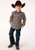BOYS L/S SHIRT AMARILLO SNAP ALLOVER PRINT 1218 PINE PAISLEY