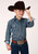 BOYS L/S SHIRT   AMARILLO SNAP ALLOVER PRINT  1222 BLUE CANYON PAISLEY
