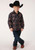 BOYS L/S SHIRT   SNAP PRINTED VERTICAL DESIGN  1300 BLANKET STRIPE