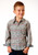 BOYS L/S SHIRT   HORIZONTAL PRINT DESIGN  01052 TRIBAL TEXTURE PRINT