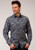 MENS L/S SHIRT   PERFORMANCE Y/D ALLOVER PRINT -SNAP  1263 RIVER PAISLEY PRINT