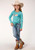 GIRLS KNIT 7-14   NOVELTY/APPLIQUE/EMBROIDERY PRINTED KNIT  1312 P/R LS SCOOP NECK TEE