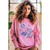 LET'S GO GIRLS LONG SLEEVE SWEATSHIRT - MINERAL PINK