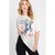 Howdy Cowboy Oversized Graphic Tee - Mineral Ivory