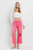 SUPER HIGH RISE CROP WIDE LEG | HOT PINK