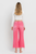 SUPER HIGH RISE CROP WIDE LEG | HOT PINK
