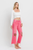 SUPER HIGH RISE CROP WIDE LEG | HOT PINK