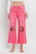 SUPER HIGH RISE CROP WIDE LEG | HOT PINK