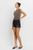 High Rise Side Slit A Line Shorts - Alternate