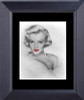 Marilyn Monroe Big Red Lips Framed Art Photograph Print Framed Print