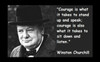 Poster  Winston Churchill Scourge Is What It Takes To Stand Up And Speak Also What It Takes To Sit Down And Listen