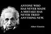 Famous Quote Poster  Anyone Albert - New Best