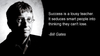 Famous Quote Poster  Bill Gates Microsoft Ceo Success Is A Lousy Teacher