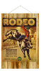 Houston Rodeo 1944 Stock Show 12" X 18" wood sign