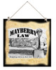 Stopping Crime In Due Time Barney Fife Mayberry Law 12 X 12 Wood wood sign