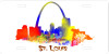 St. Louis Watercolor Art Arch Watercolor Art  Auto