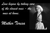 Famous Quote Poster  Love Begins By Taking Care Of The Closet Ones Mother Teresa