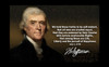 Famous Quote Poster  Thomas Jefferson Declaration Of Independence