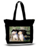 XXL Tote Bag Black Lab And His Pups