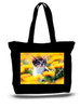 XXL Tote Bag Kitten In The Leaves