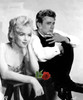 James Dean Marilyn Monroe the Rose  oil painting by Peter Nowell ---