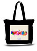 Athens City and State Skyline Watercolor Tote Bags