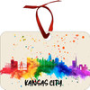 City Of Kansas City Watercolor Skyline Chirstmas Ormanent