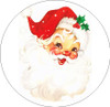 Santa Claus Smiling Time Christmas Ornament