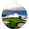 Pebble Beach 7th Hole Christmas Ornament