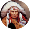 Native American  Indian Chief Christmas Ornament