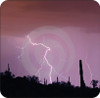 Set of 4 Coaters ARIZONA DESERT SUNSET LIHHTNING RAIN.jpg